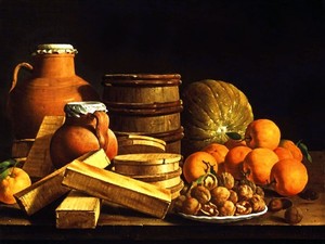 Still-life (oil pastel)