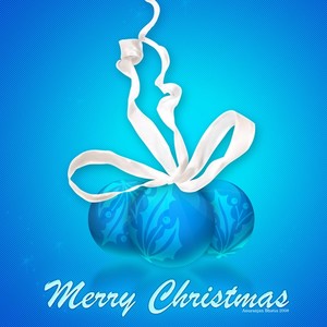 Merry Christmas Blue