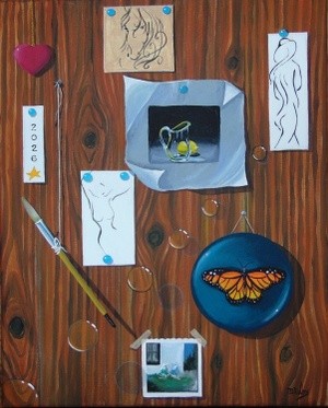 the year of the horse trompe l'oeil