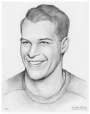 Gordie Howe Hockey Player
