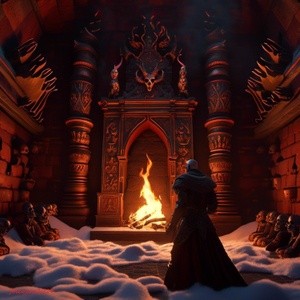 DemonSkullsFireplace