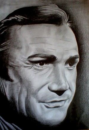 Sean Connery portrait