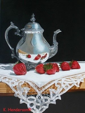 Coffee and Strawberries by K Henderson