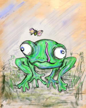 Peace Frog He Means Well