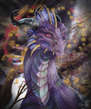 Purple Dragon in Autumn 
