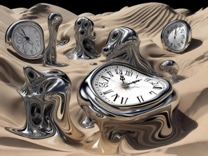 Melting Clocks on a Desert Landscape