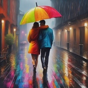 Through the rain 7