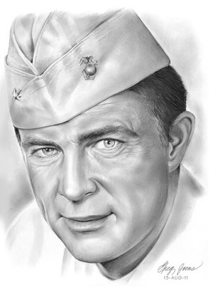 Robert Conrad as a Marine fighter pilot