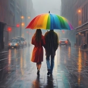 Through the rain 8