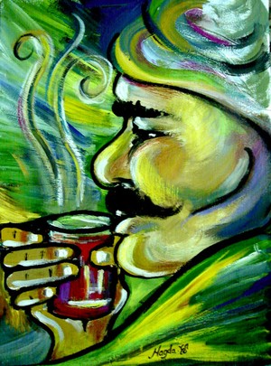 Egyptian Faces IV: Man with Tea