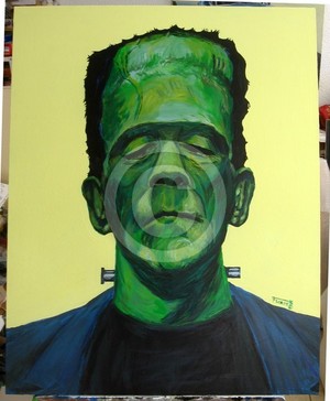 Frankenstein canvas