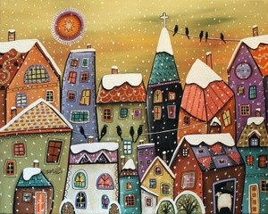 Snowy Village