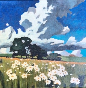 Daisies in Field