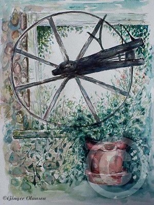 Wagon Wheel  - copyright by G Olansen (sold)