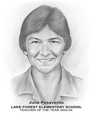 Julia Pesavento - Teacher of the Year 2003-2004