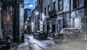 foggy scene