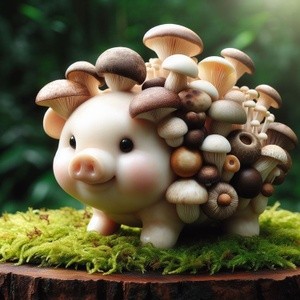 Mushroom piglet 