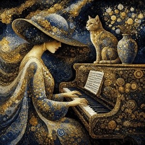 Lady And The Cat