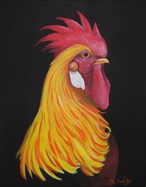 handsome rooster