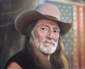 Portrait of Willie Nelson