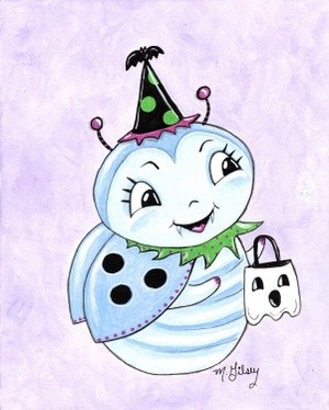 Halloween Blue Bug