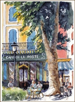 Provençal atmosphere on a terrace