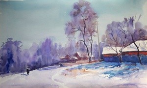 Frosty day