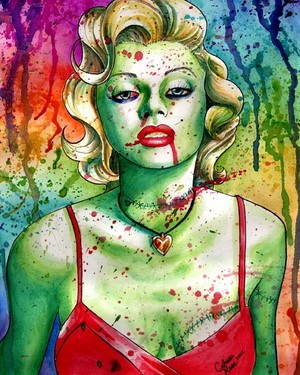Marilyn Monroe Zombie Doll