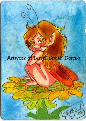 Sunflower Fairy Aceo
