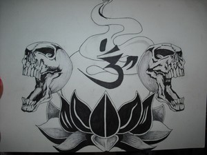 Skulls and Lotus