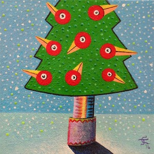 Redbirds In Evergreen