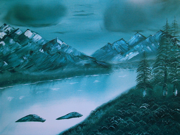 Icy river