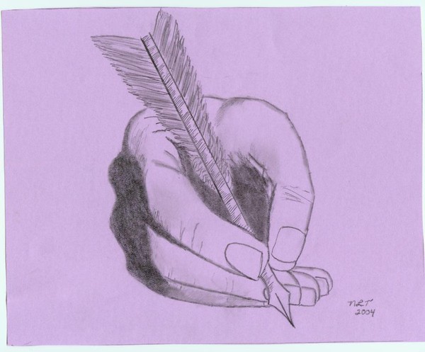 Pencil in hand