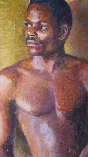 ManPaintingBlackFront