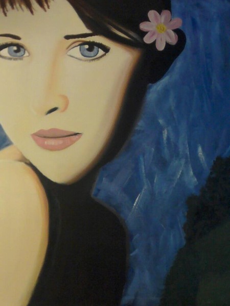 Girl with a flower