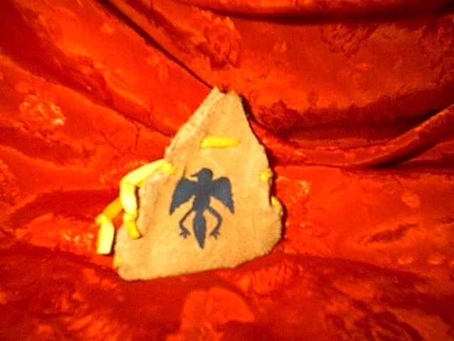 cowhide pouch