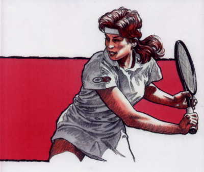 Women's Tennis/Logo art