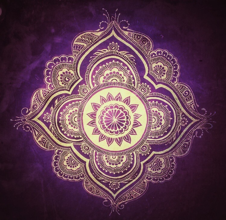 Purple mandala 
