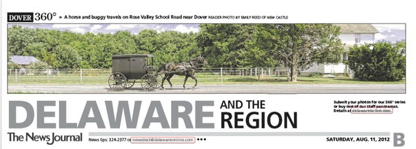 62nd News Journal Panorama-Amish Buggy