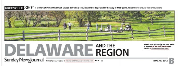 79th News Journal Panorama-Cold Golfers