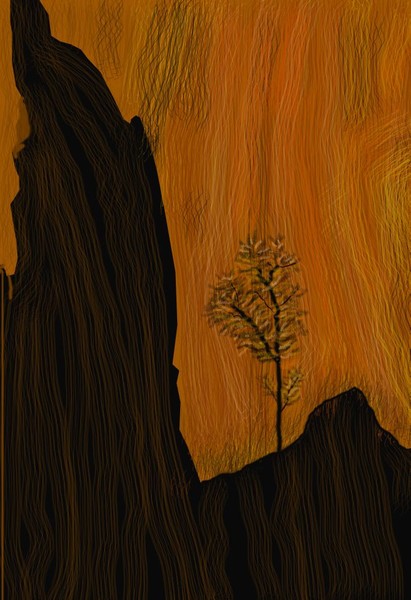 Tree in the Mountains