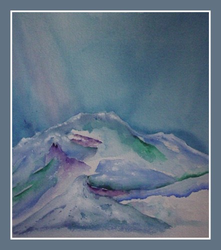 Blue Winterscape
