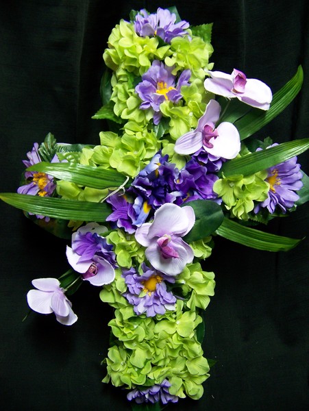 Easter Cross For Cemetery Memorial Door Etc