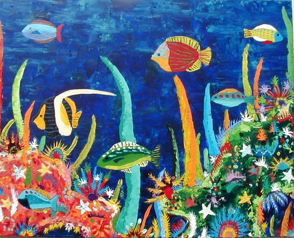 Fish Reef Painting # 4