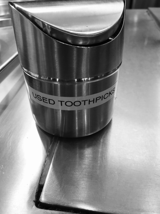 Why do I need a used toothpick?