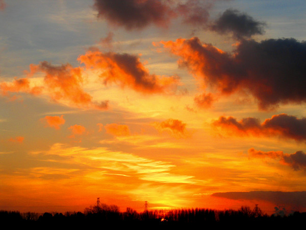 golden sky
