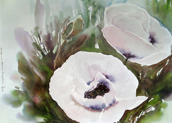 WHITE POPPIES 2