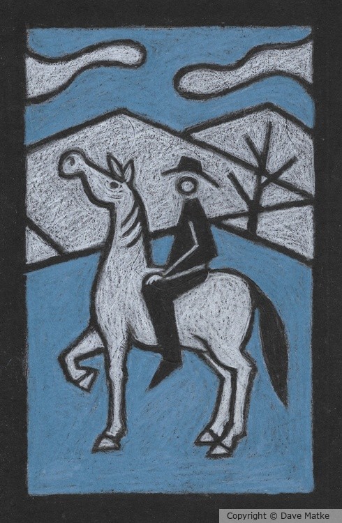 man and horse