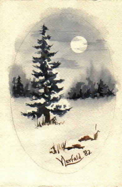 Lone Christmas Tree