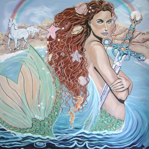 Mermaid and horse